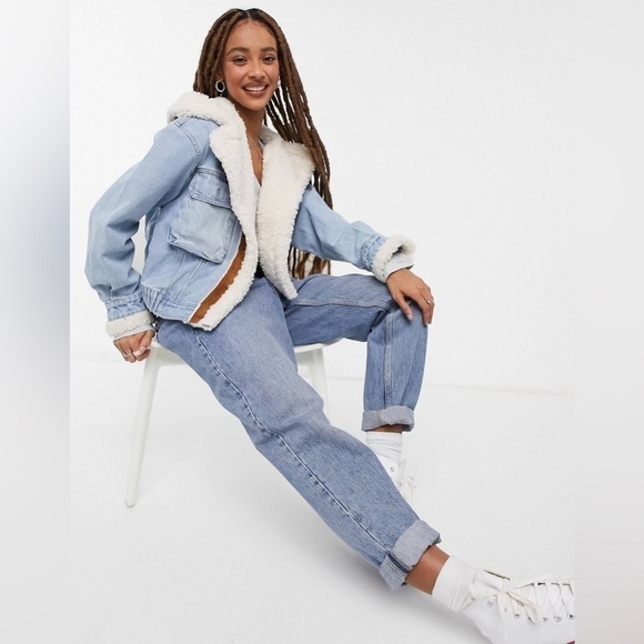 Free People Fur Denim jacket - Picture 5 of 13